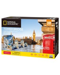 3D пазл National Geographic Тауэрский мост, 120 деталей