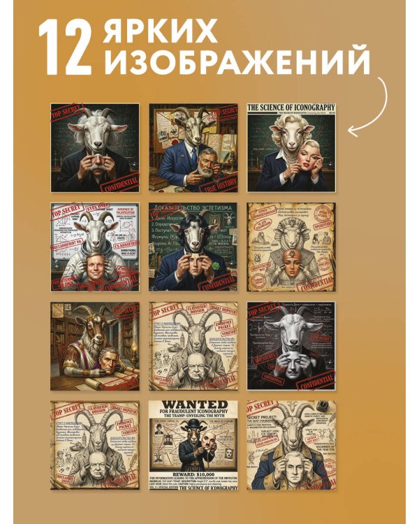 Дополнительное изображение книги «Это всегда были они! Секретный настенный календарь на 2027 год (300х300 мм)»