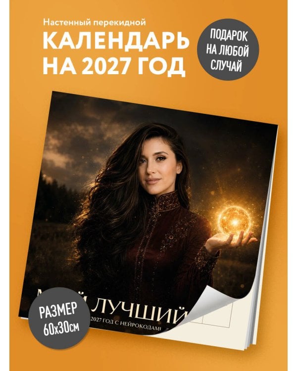 Дополнительное изображение книги «Мой лучший год. Календарь настенный на 2027 год с нейрокодами от Екатерины Тур (300х300 мм)»