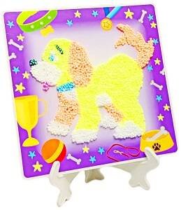 Лето, спорт (Юнитойс) Шариковый пластилин-мозаика "Собачка"