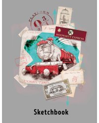 Скетчбук. Гарри Поттер. Платформа 9 и 3/4 (162х210 мм, на навивке, 40 л., плотность бумаги 160 гр.)