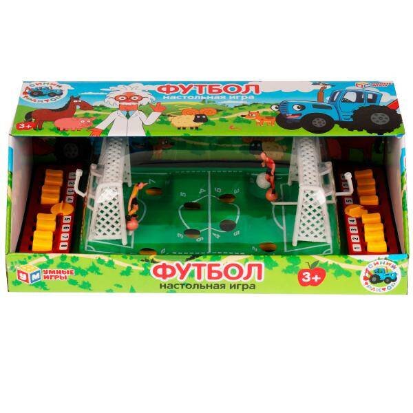 Настольная игра футбол Синий ТРАКТОР кор.30,6*10*15,8см Умные игры в кор.2*24шт