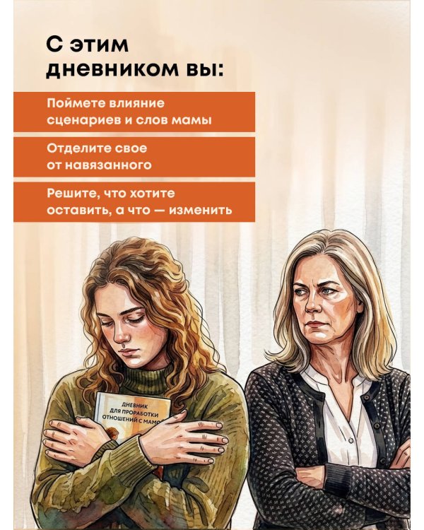 Дневник для проработки отношений с мамой. 30 шагов к бережным границам, ясности и внутренней свободе