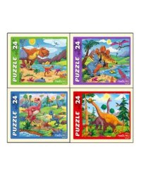 ПАЗЛЫ 24 элемента. ДИНОЗАВРЫ (Арт. П24-9914) кратно 32