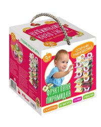 Развивающая игра "Фруктовая пирамидка" (IQ step)