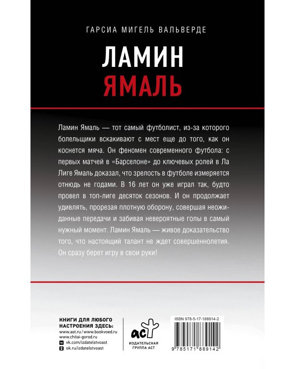 Дополнительное изображение книги «Ламин Ямаль. Молодой король футбола»