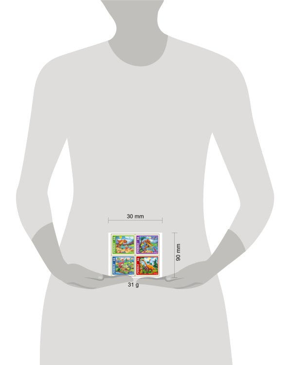 ПАЗЛЫ 24 элемента. ДИНОЗАВРЫ (Арт. П24-9914) кратно 32