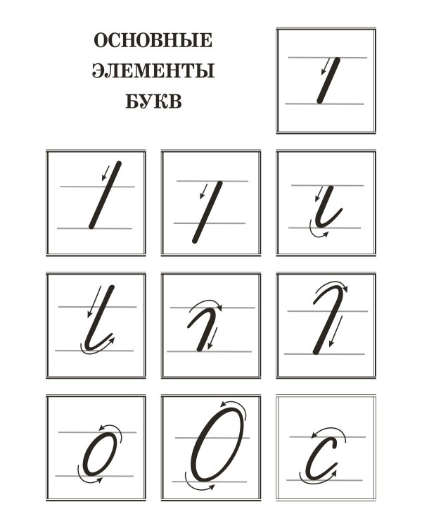 3000 упражнений по чистописанию. Начальный уровень. 1 класс