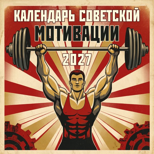 Календарь СОВЕТСКОЙ МОТИВАЦИИ. Календарь настенный на 2027 год (300х300 мм)