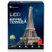 3D пазл Эйфелева башня с LED-подсветкой, 84 детали