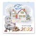 Счастье - это просто. Календарь настенный на 2022 год (300х300 мм)