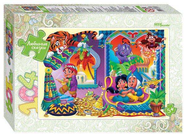 Мозаика "puzzle" 104 "Аладдин" (Любимые сказки)