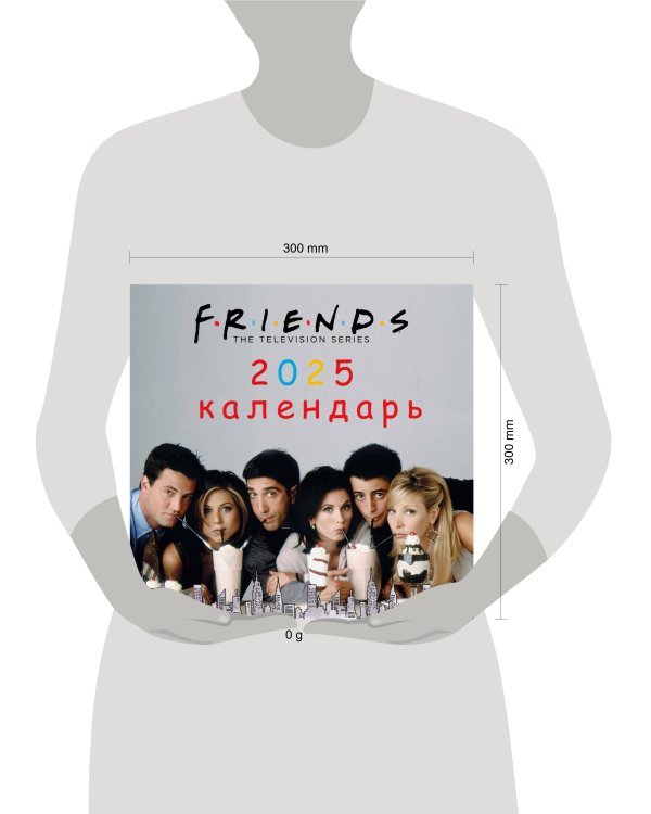 Друзья. Календарь настенный на 2025 год (170х170 мм)