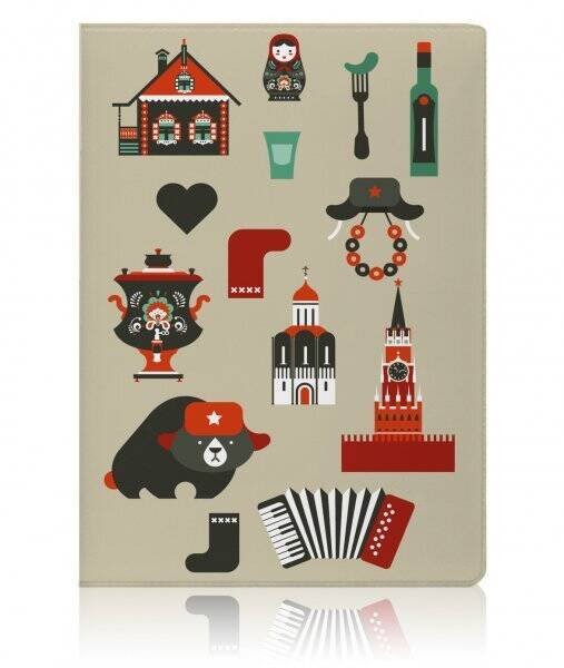 ОБЛОЖКИ ДЛЯ ПАСПОРТА (Алеф) ОБЛОЖКА ДЛЯ ПАСПОРТА MIUSLI RUSSIA