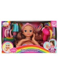 Кукла-манекен 20 см, с руками, в комплекте 10 акс  для создания стильного образа КАРАПУЗ в кор2*12шт