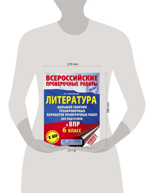 Литература. Большой сборник тренировочных вариантов проверочных работ для подготовки к ВПР. 6 класс