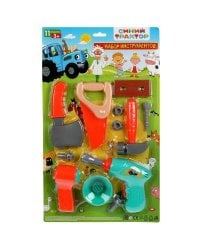 Набор инструментов СИНИЙ ТРАКТОР блист.46,5*28,5*5,5см ИГРАЕМ ВМЕСТЕ в кор.2*42шт