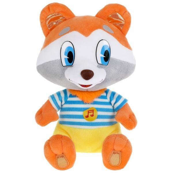 Игрушка мягкая Крошка Енот 22 см, муз. чип, в пак. МУЛЬТИ-ПУЛЬТИ в кор.24шт