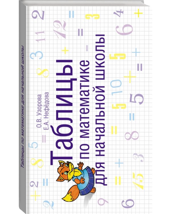 Таблицы по математике для начальной школы