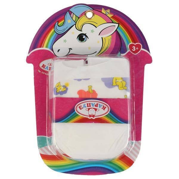 НАБОР ДЛЯ КУКОЛ И ПУПСОВ (Умка) Набор для пупса 3 подгузника, на блистере, КАРАПУЗ в кор.2*120шт