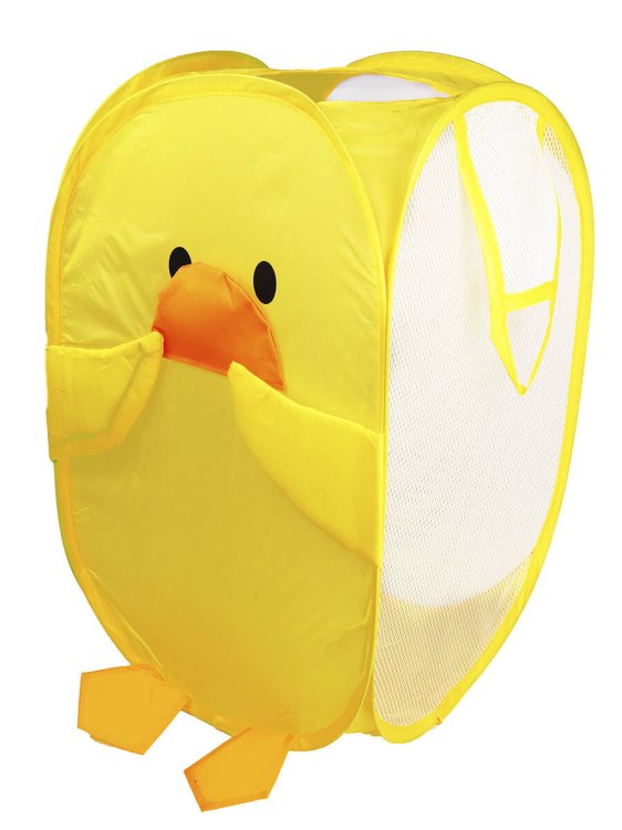 Контейнер для хранения детских игрушек (55х34 см) "ЦЫПЛЕНОК", сетка Арт. AN01303