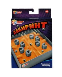 Логическая игра лабиринт кор.12,3*15*4см Умные игры в кор.2*96шт