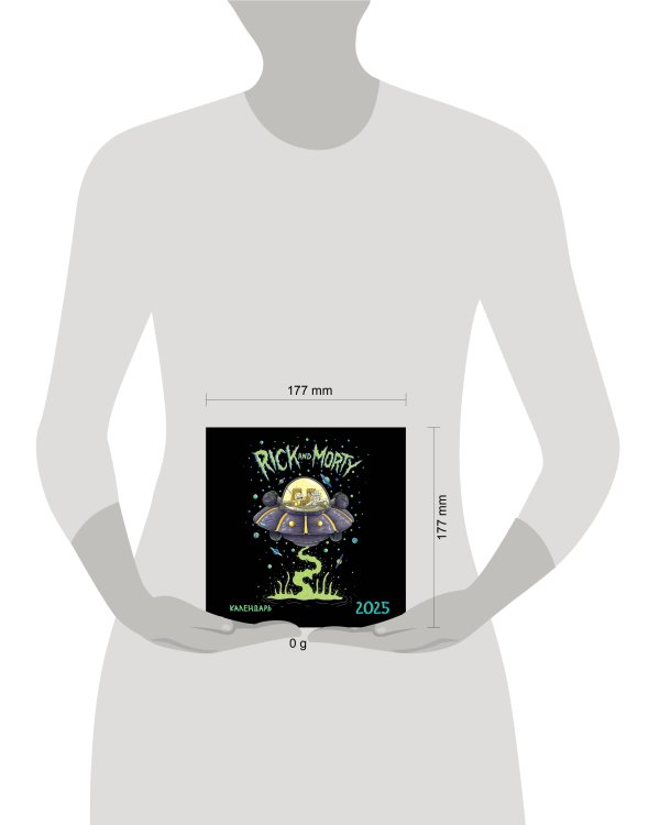 Рик и Морти. Календарь настенный на 2025 год (170х170 мм)