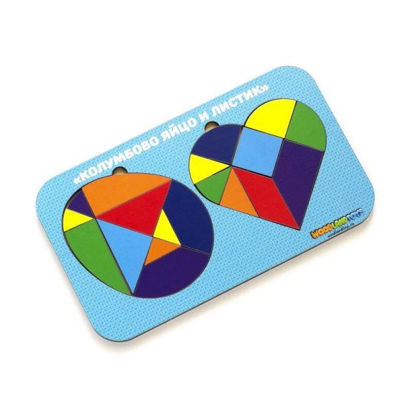 Головоломка «Колумбово яйцо и листик», 083310