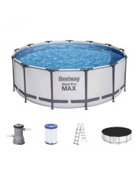 Бассейн Bestway 3.96mx1.22m в к-те,фильтр-насос,лестница,тент ( Арт. 5618W)