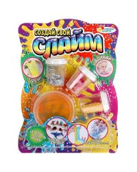 Набор опыты сделай слайм с игрушкой. ИГРАЕМ ВМЕСТЕ в кор.72шт