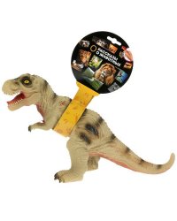 Игрушка пластизоль динозавр тиранозавр 32*11*23 см, хэнтэг, звук ИГРАЕМ ВМЕСТЕ в кор.2*36шт