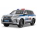 Машина металл "LEXUS LX-570 ПОЛИЦИЯ", длина 12 см, откр дв, багаж, инерц. Технопарк в кор.2*36шт