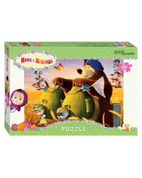 Мозаика "puzzle" 120 "Маша и Медведь - 2" (Анимаккорд)