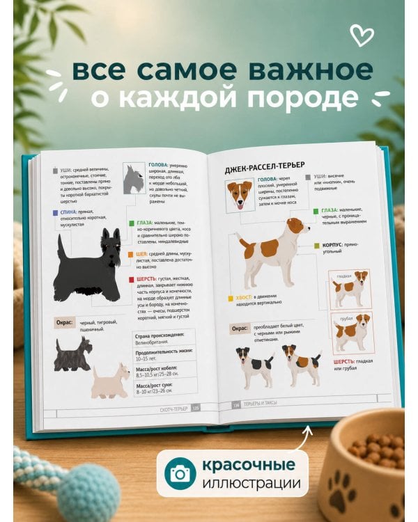 Собаки. 80 самых популярных пород. Иллюстрированный определитель