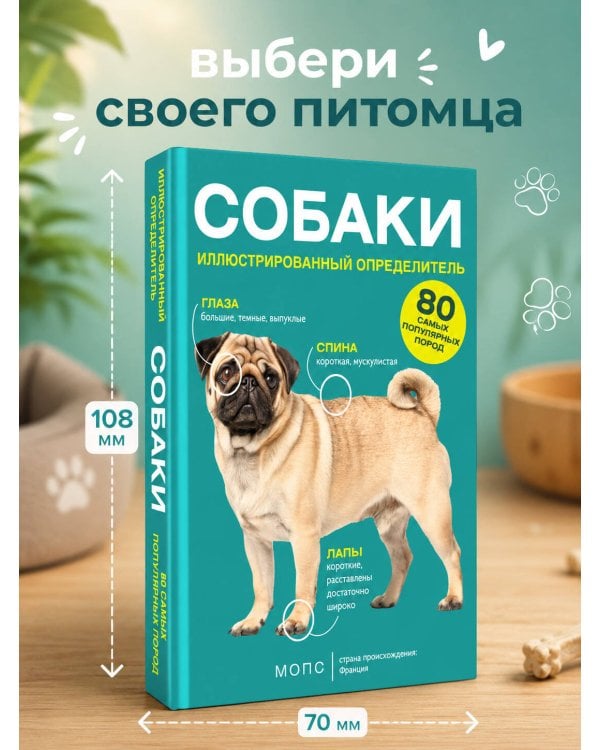 Собаки. 80 самых популярных пород. Иллюстрированный определитель