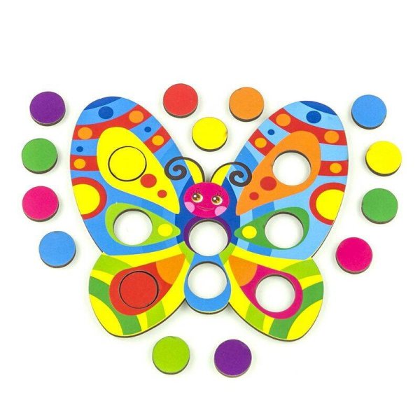 Мозаика «Цветок и бабочка», 067302