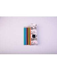 Милые коты. Пластиковый пенал с карандашами (24шт)