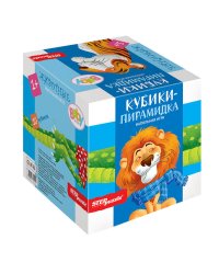 Кубики-пирамидка "Животные" (Baby Step)