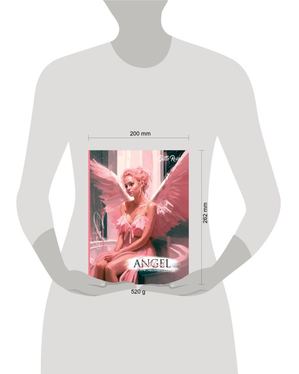 Gatto Rosso. Angel Sketchbook. Angel in Pink