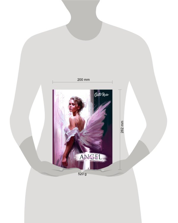 Gatto Rosso. Angel Sketchbook. Angel in Purple