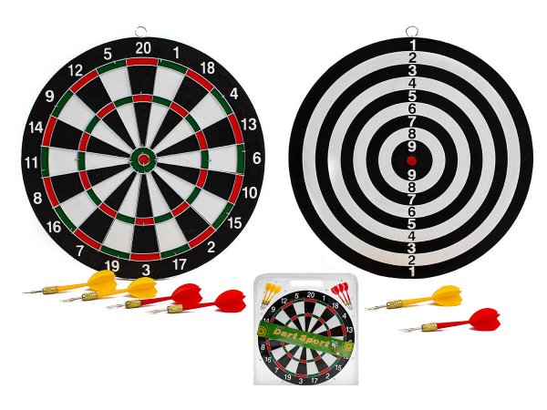 КЛАССИЧЕСКИЕ (Рыжий Кот) Серия Спорт и отдых. Дартс. ЦЕЛЬ 17" (42,5 см, металл). Арт. G20194