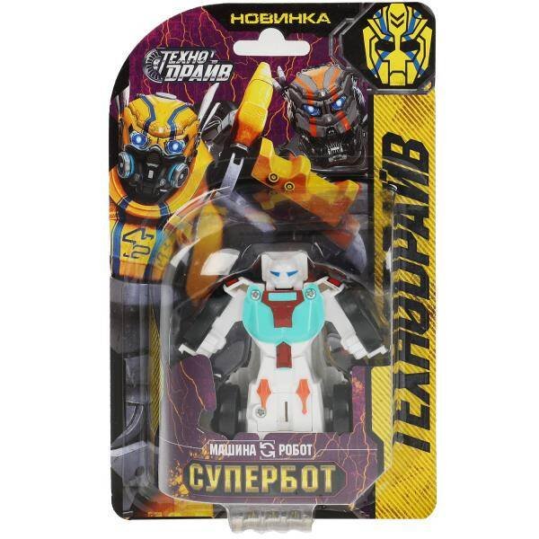 РОБОТЫ ТРАНСФОРМИРУЮЩИЕСЯ (Умка) Робот трансформирующийся в машину, блист.13*21*6см ТЕХНОДРАЙВ в кор.2*96шт