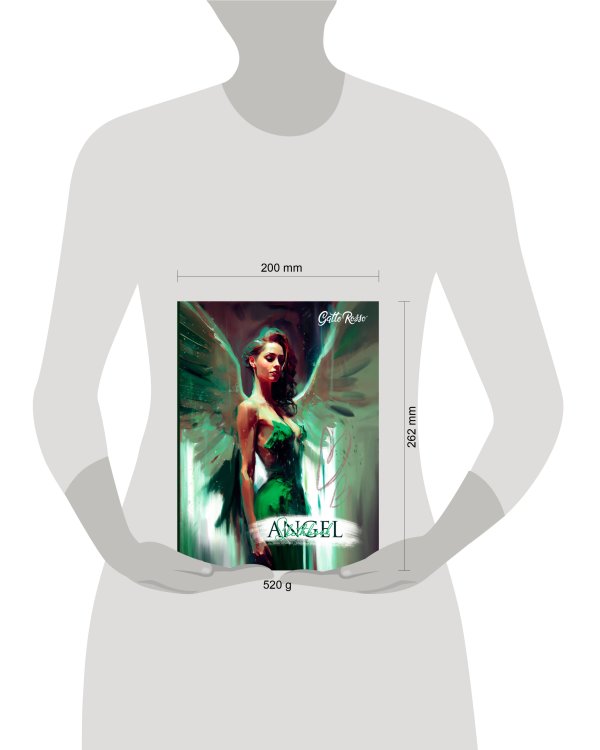 Gatto Rosso. Angel Sketchbook. Angel in Green