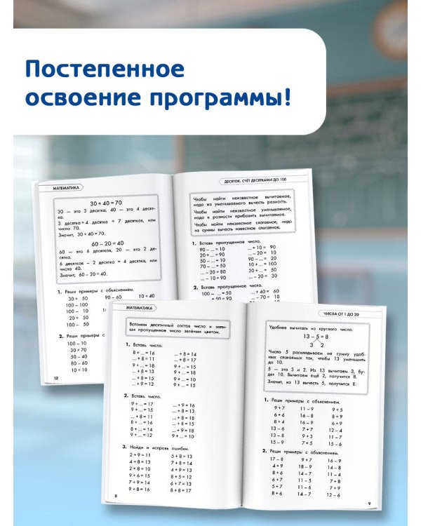 Полный курс обучения. 2 класс. Математика. Русский язык