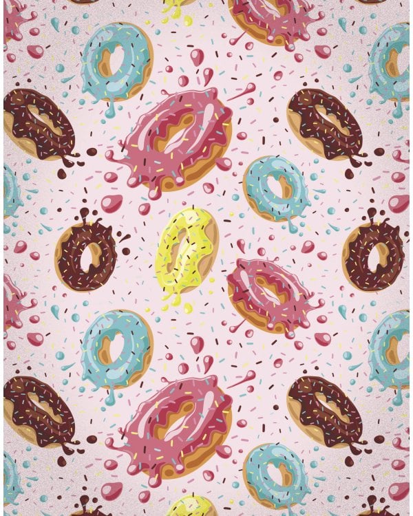 Дневник школьный. Пончики (А5, 48 л., пластиковая обложка)