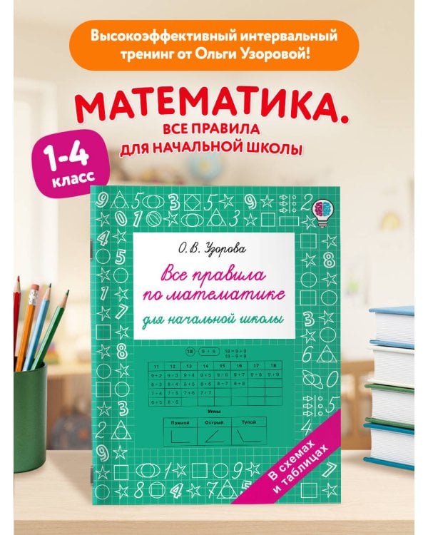 Дополнительное изображение книги «Все правила по математике для начальной школы»