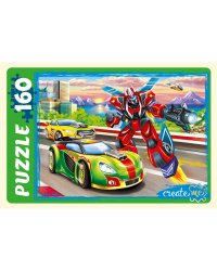 ПАЗЛЫ 160 элементов. МИР МАШИН И ТРАНСФОРМЕРОВ  (Арт.ПУ160-3906)