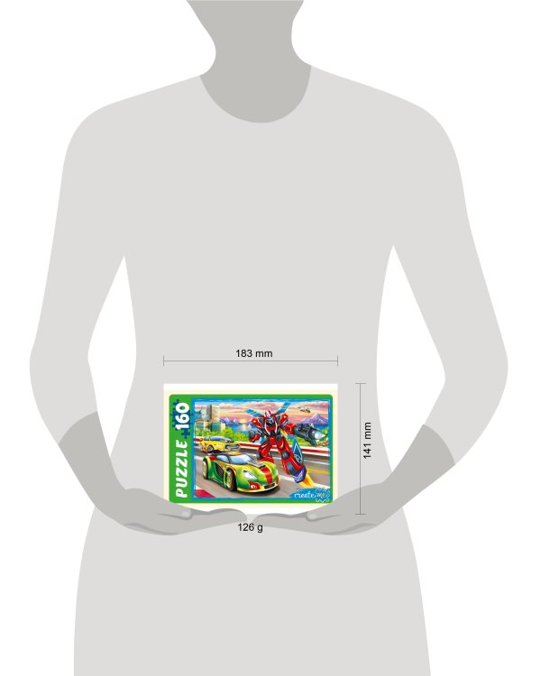 ПАЗЛЫ 160 элементов. МИР МАШИН И ТРАНСФОРМЕРОВ  (Арт.ПУ160-3906)