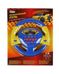 Руль электронный свет-звук, блист.30*24*5см ИГРАЕМ ВМЕСТЕ в кор.2*72шт