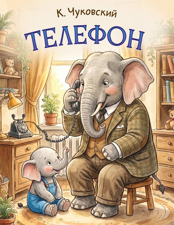 Обложка книги «Телефон» — Чуковский Корней Иванович, ISBN 9785171881672